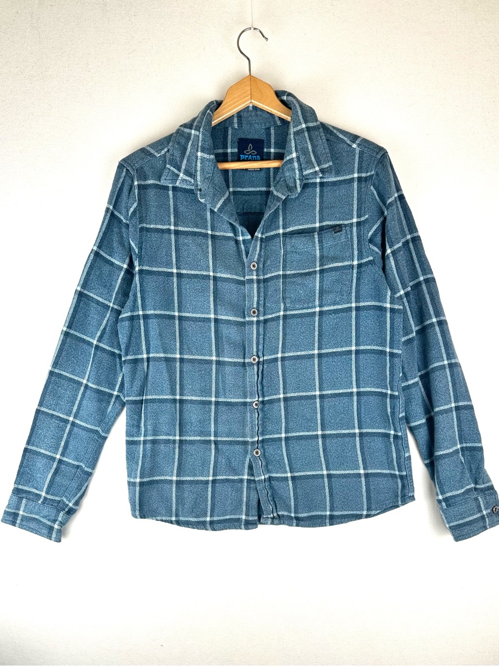 Prana Plaid Button Down Long Sleeve Shirt Gorpcore